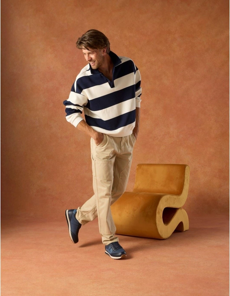 Seventy8 Leather Men's Blue Trainers