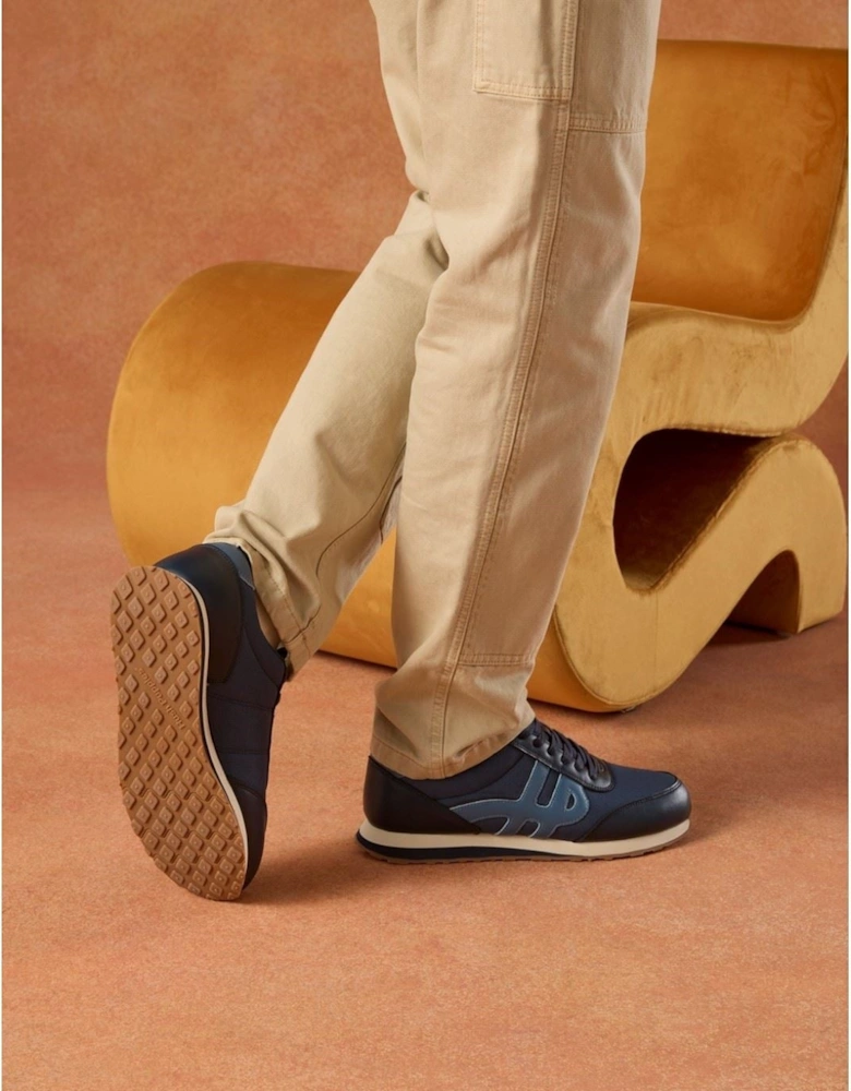 Seventy8 Leather Men's Blue Trainers