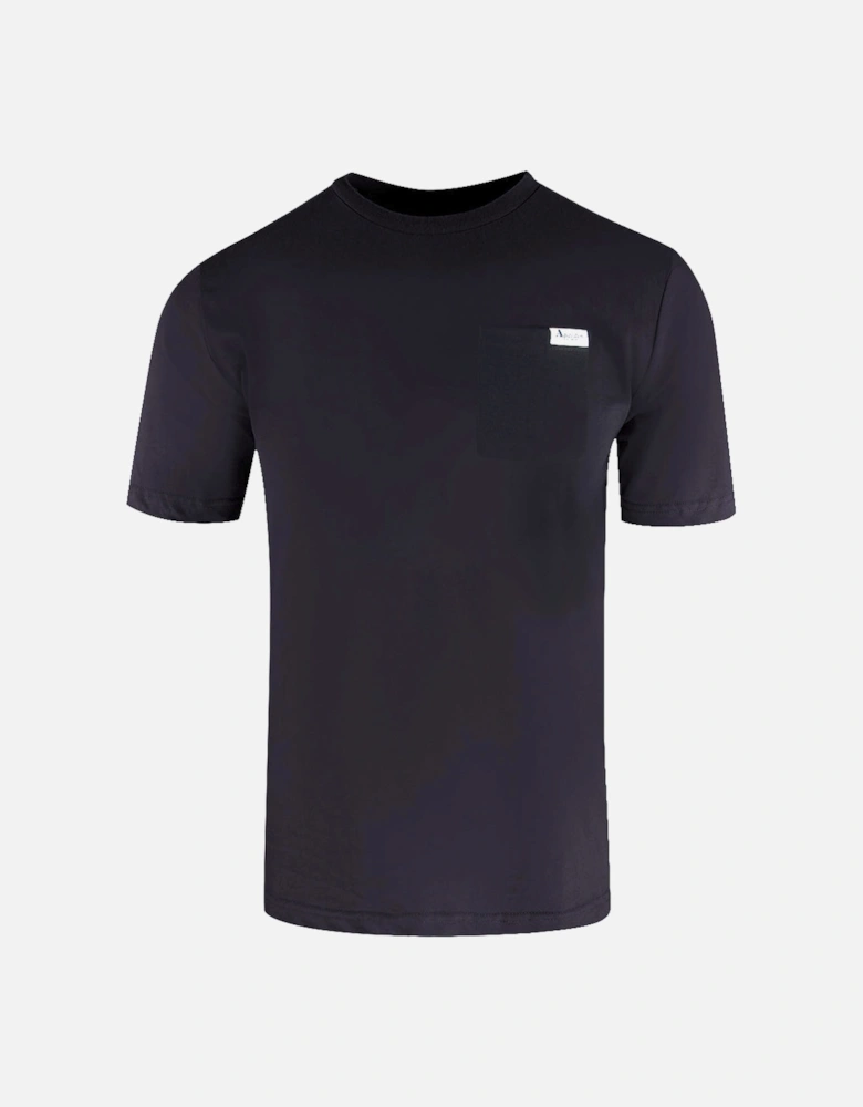 Active Small Pocket Black T-Shirt