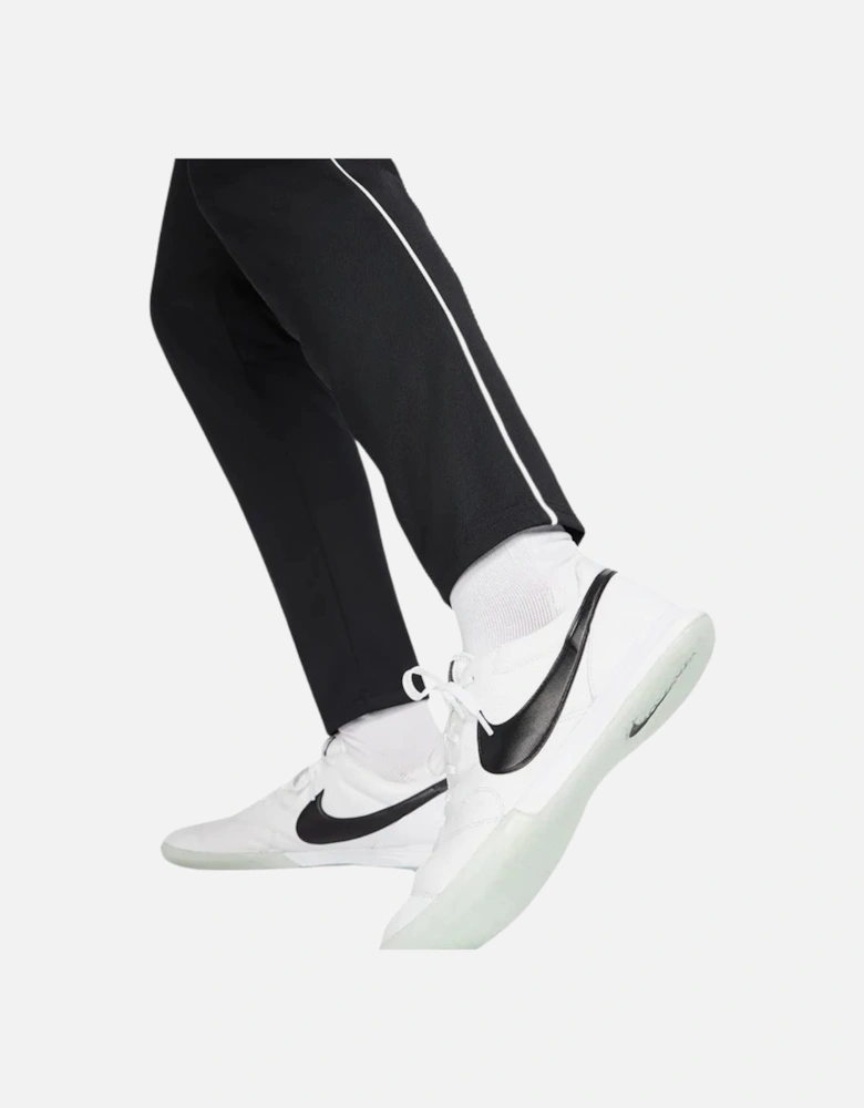 White Line Detail Black Tracksuit Set