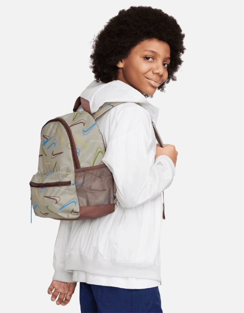 Youth All-Over Brand Logo Cream Bag