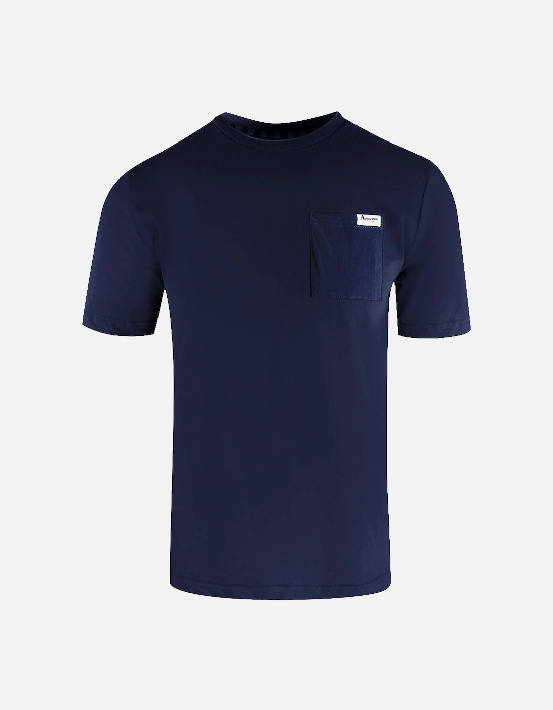 Active Small Pocket Navy Blue T-Shirt, 3 of 2