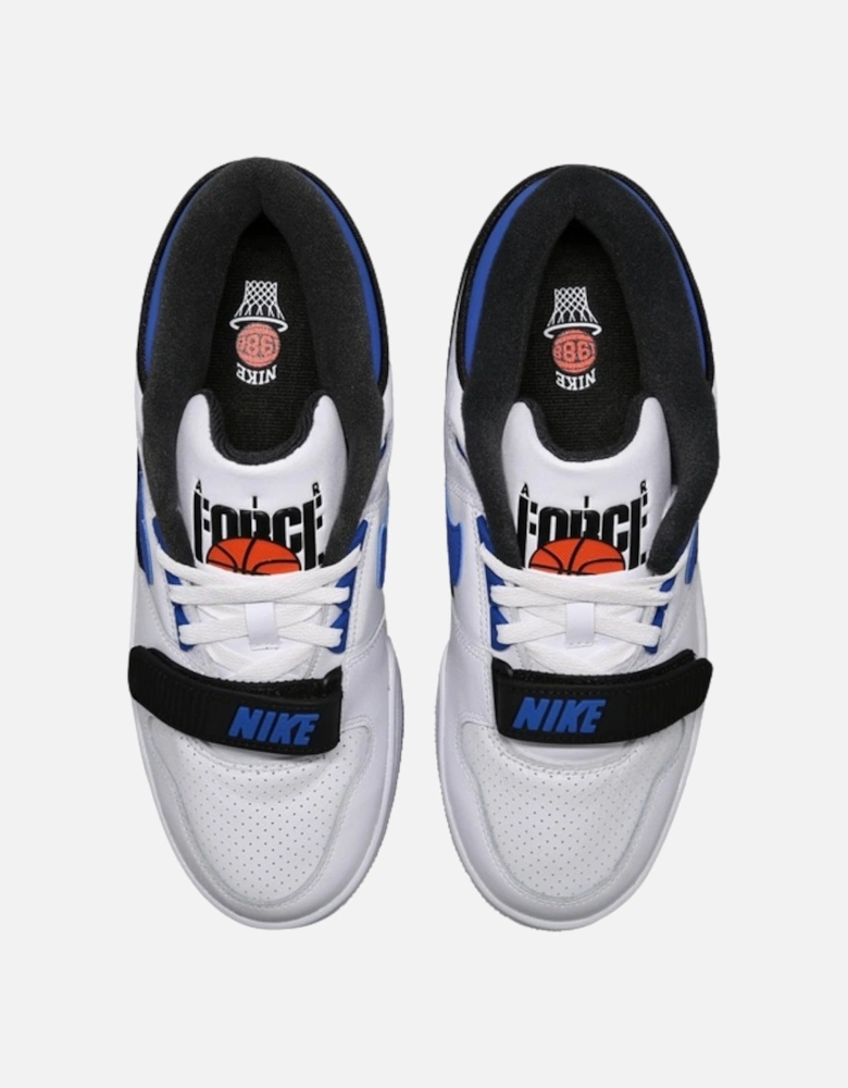 Nike Air Force Blue Detail White Sneakers