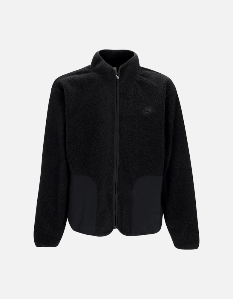 Black Sherpa Fleece