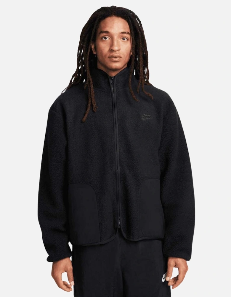 Black Sherpa Fleece