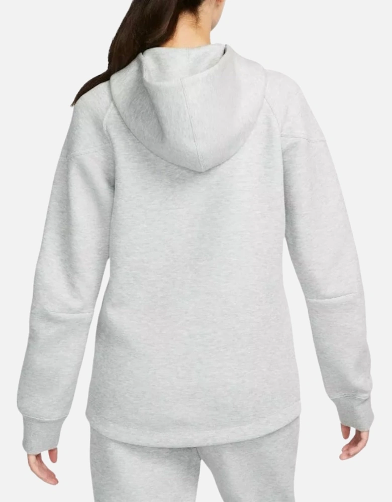 Zip-Up Light Grey Hoodie