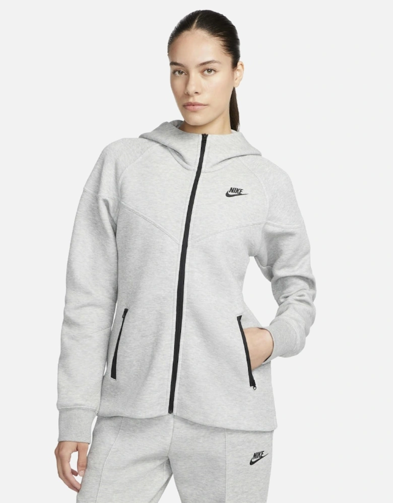 Zip-Up Light Grey Hoodie