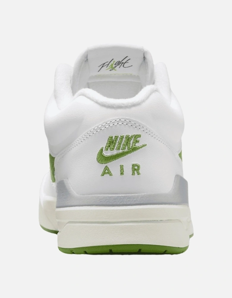 Jordan Stadium 90 Green Swoosh White Sneakers