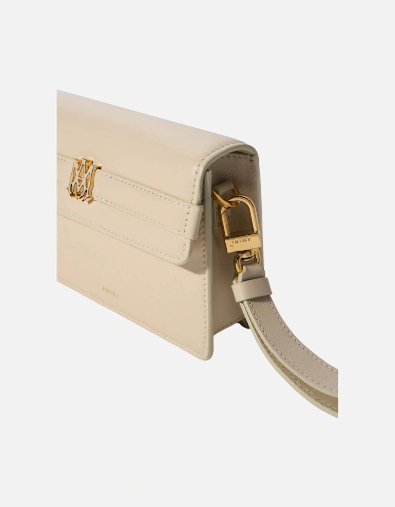 Calf "MA" Small Clutch Alabaster Bag