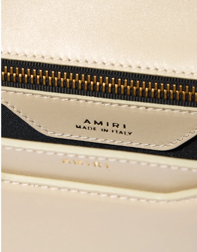 Calf "MA" Small Clutch Alabaster Bag