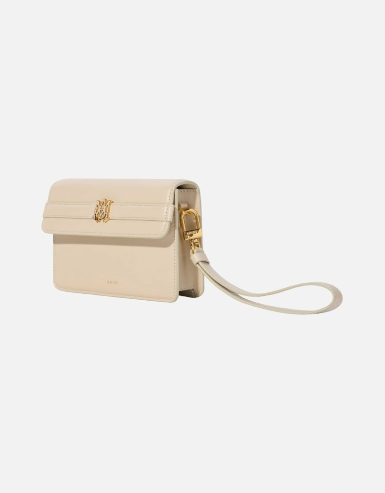 Calf "MA" Small Clutch Alabaster Bag