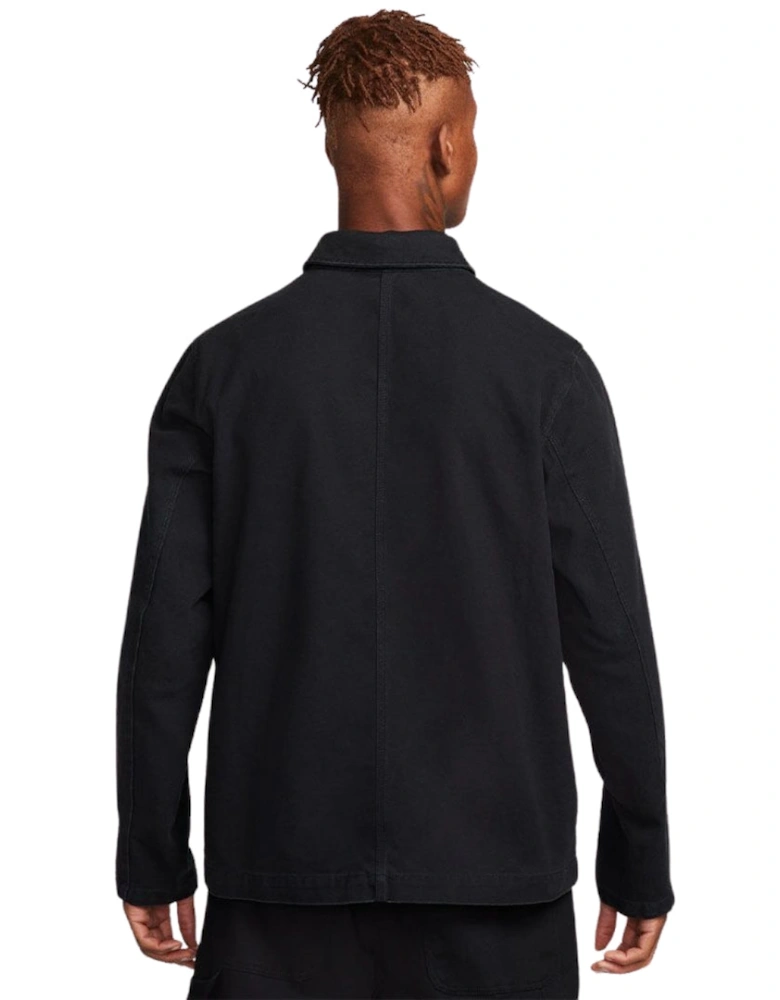 Plain Black Overshirt
