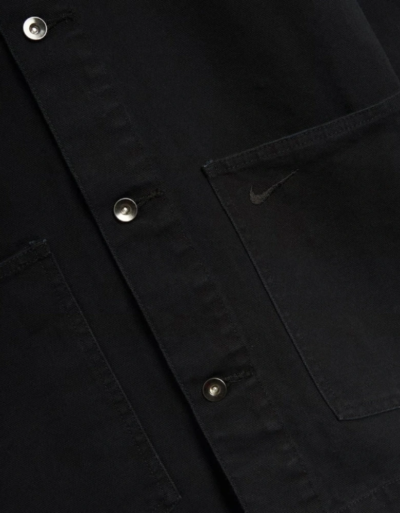 Plain Black Overshirt