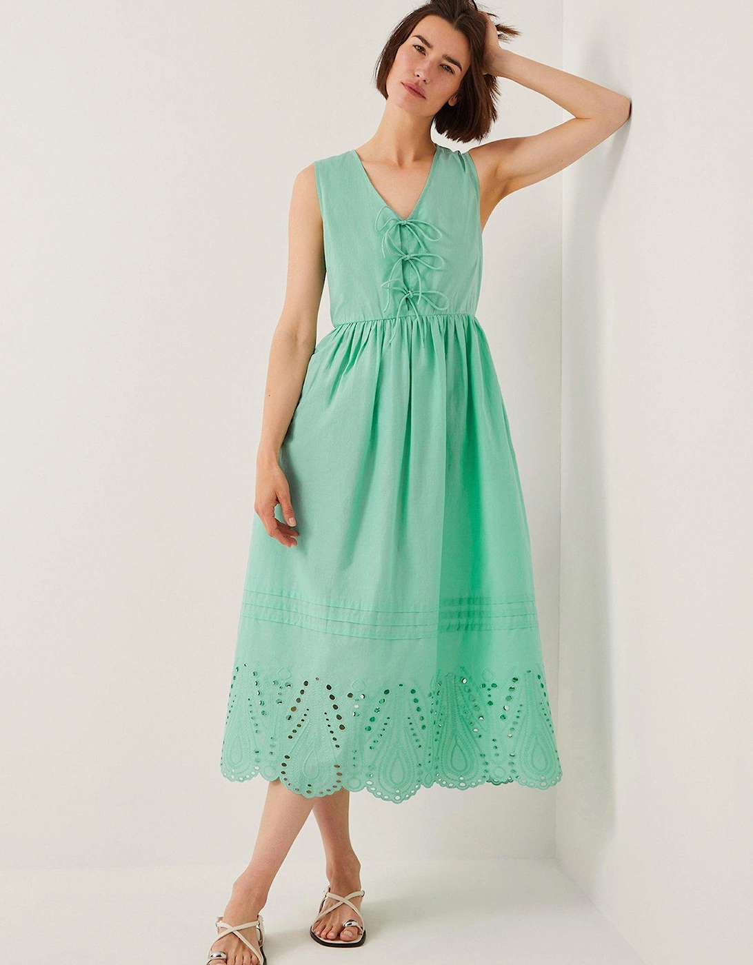 Sadie Tie Dress - Sea Green, 2 of 1