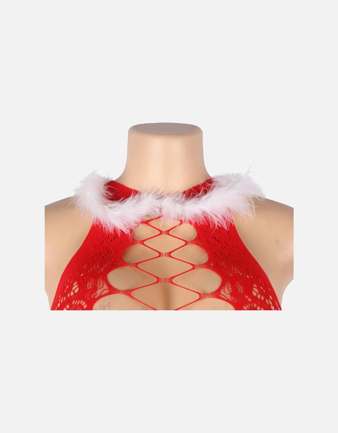YX877 Christmas Sexy Bodystocking Dress Women - Red Dresses