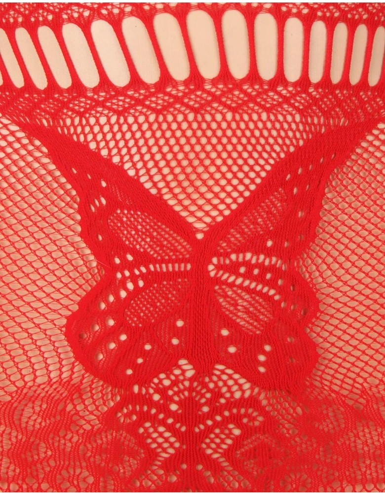 YX877 Christmas Sexy Bodystocking Dress Women - Red Dresses