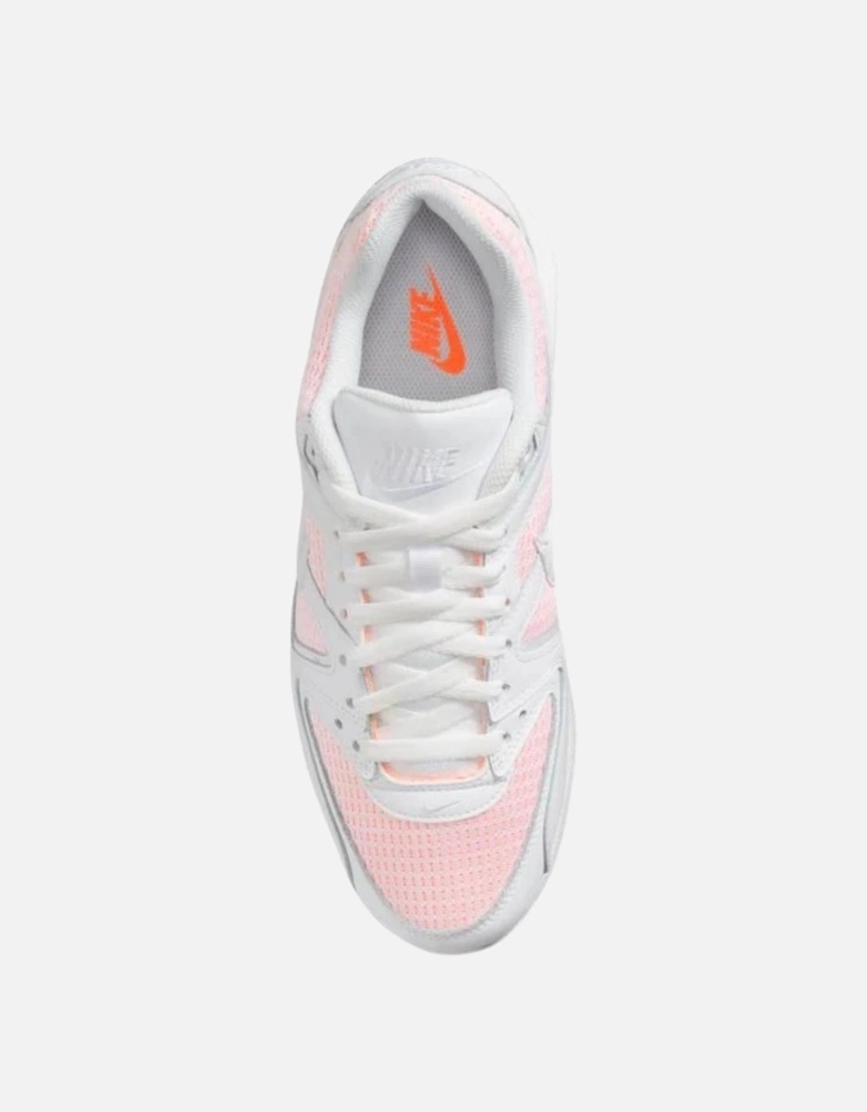 Command Pink Detail White Trainers