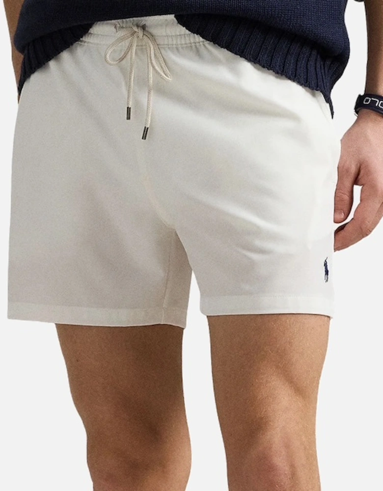White/Blue Short Traveler Swim Shorts