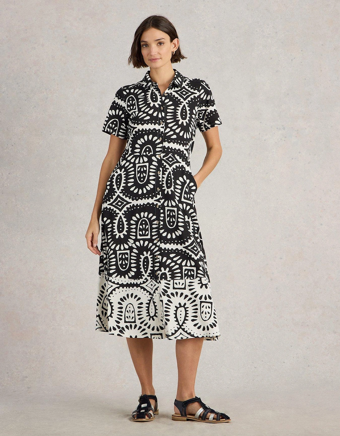 Rua Jersey Shirt Dress, 2 of 1