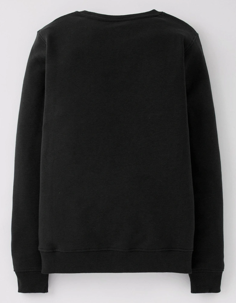 Boys Crew Sweatshirt - Black