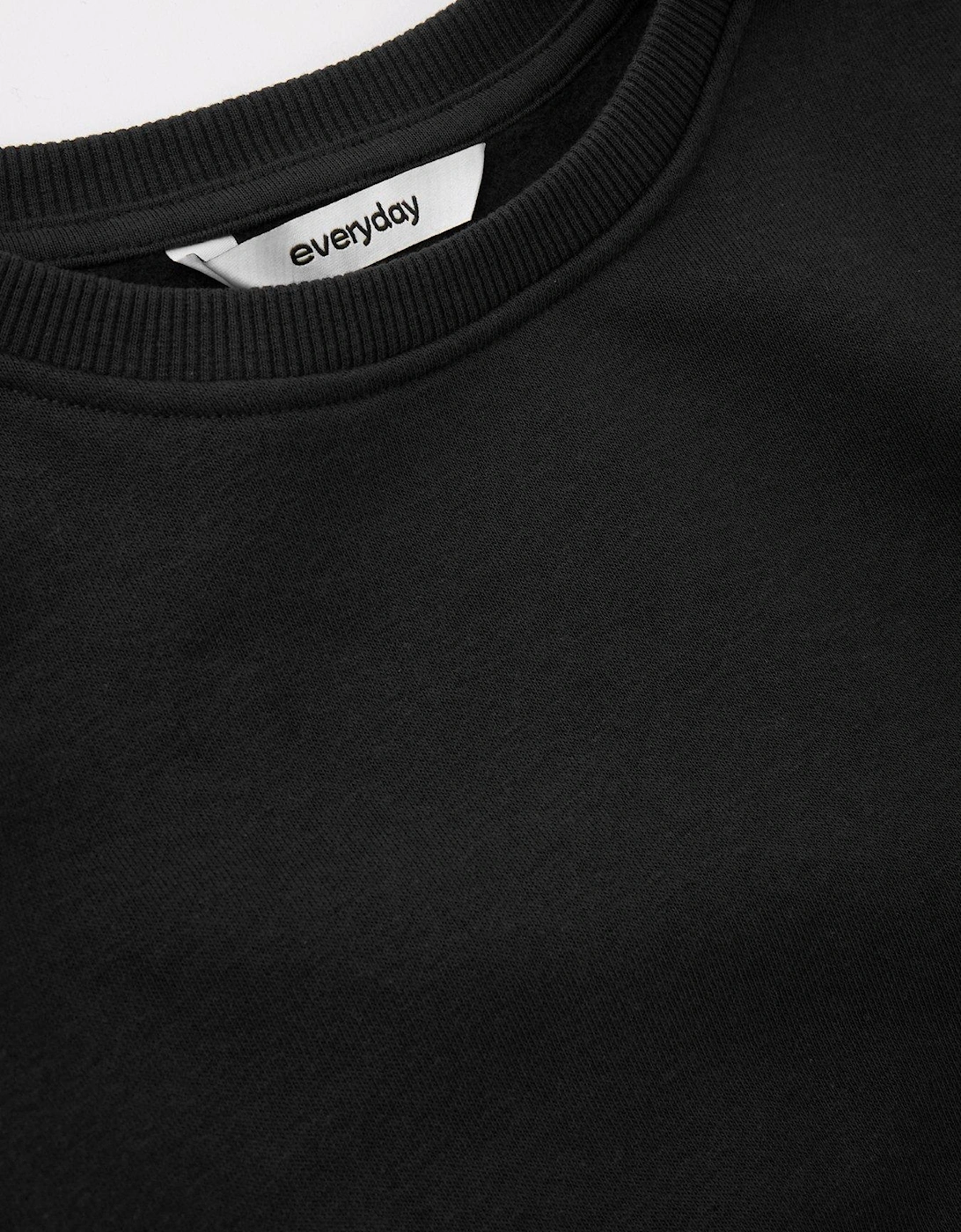 Boys Crew Sweatshirt - Black