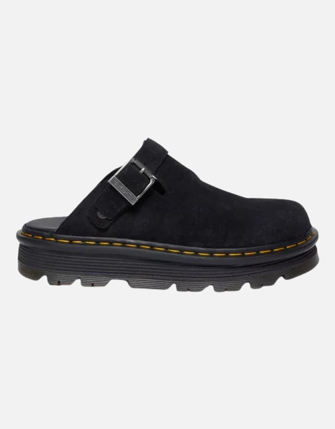 Zebzag Suede Casual Slingback Platform Mules - Black, 7 of 6