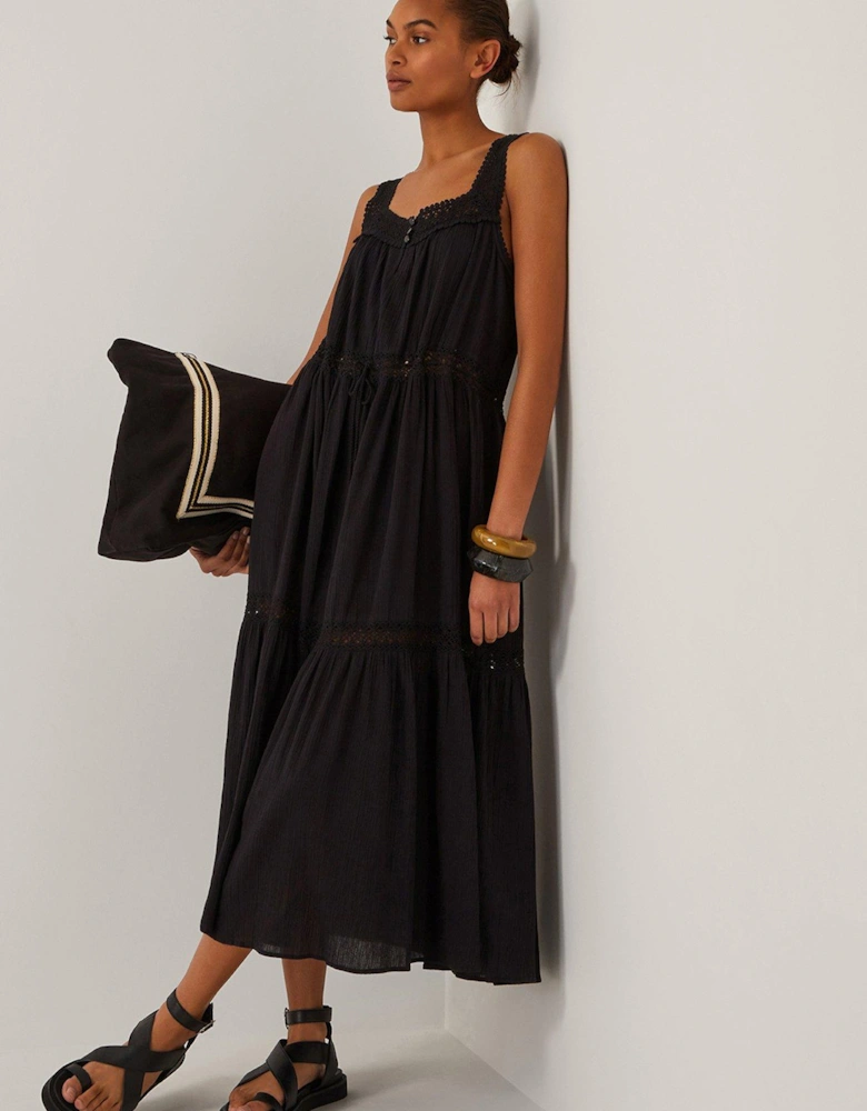 Maddie Midaxi Dress - Black