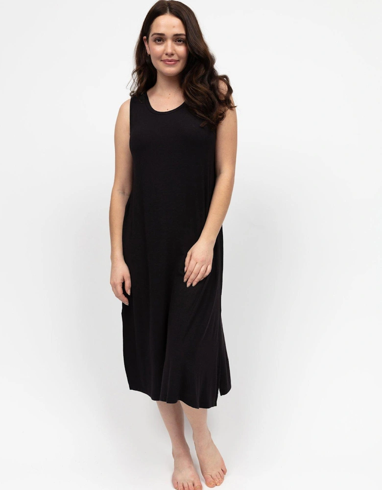 Jersey Bus Long Nightdress - Bonnie Black
