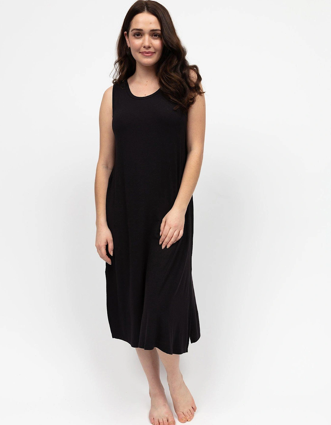 Jersey Bus Long Nightdress - Bonnie Black, 2 of 1