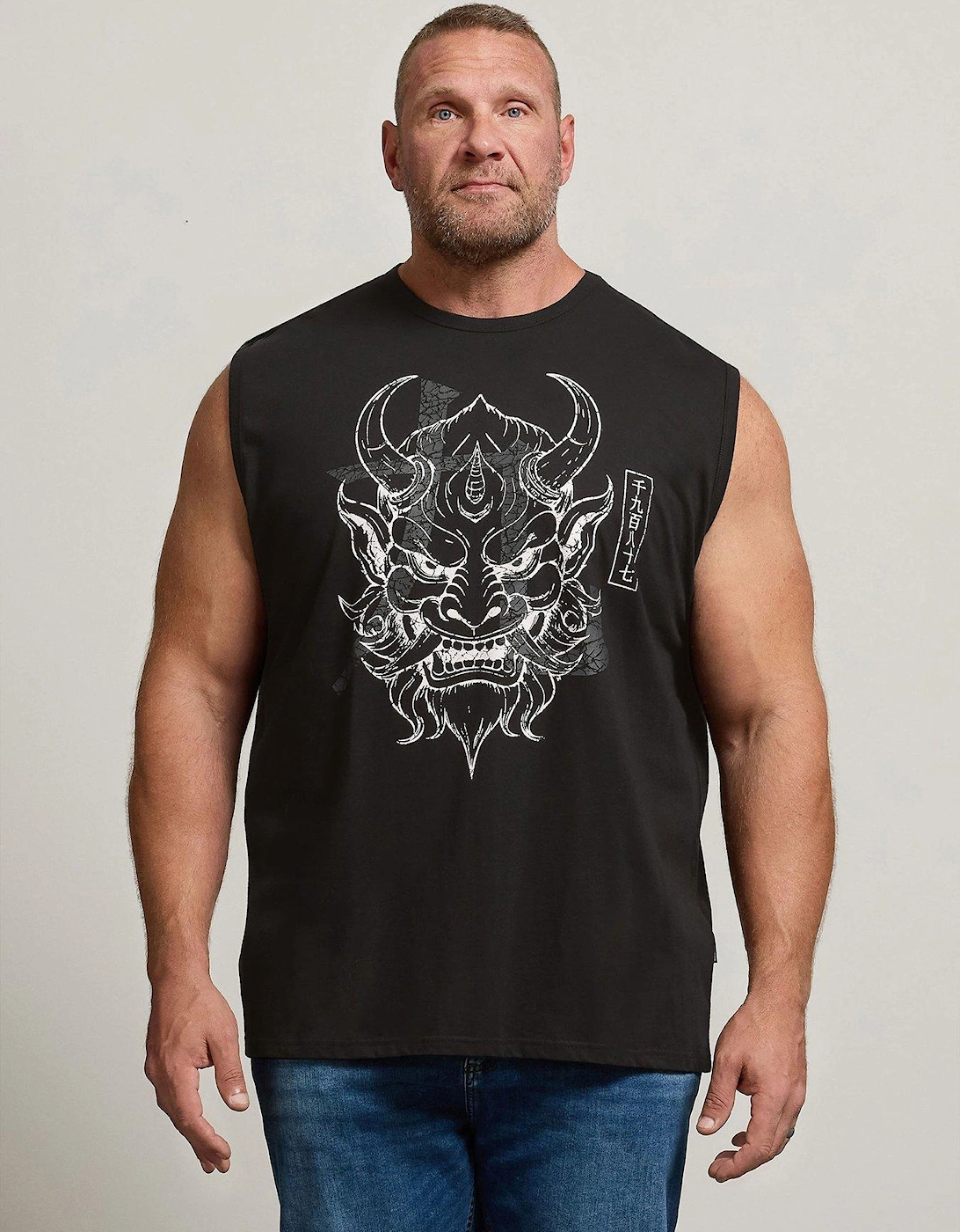 Japanese Demon Graphic Muscle Vest, 2 of 1