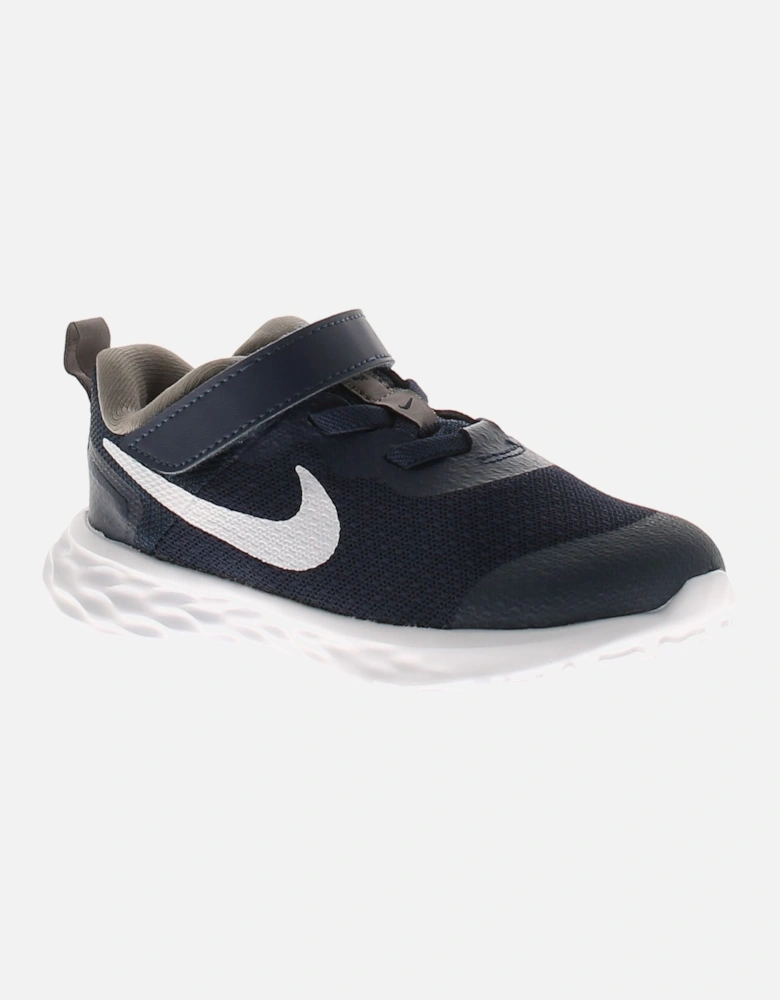 Infant Childrens Trainers Revolution 6 Toddler Touch Fastening navy UK Size