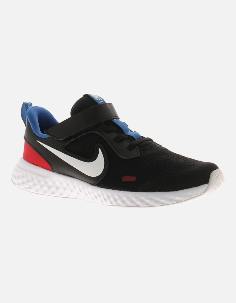 Junior Boys Trainers Revolution 5 psv Touch Fastening assorted UK Size