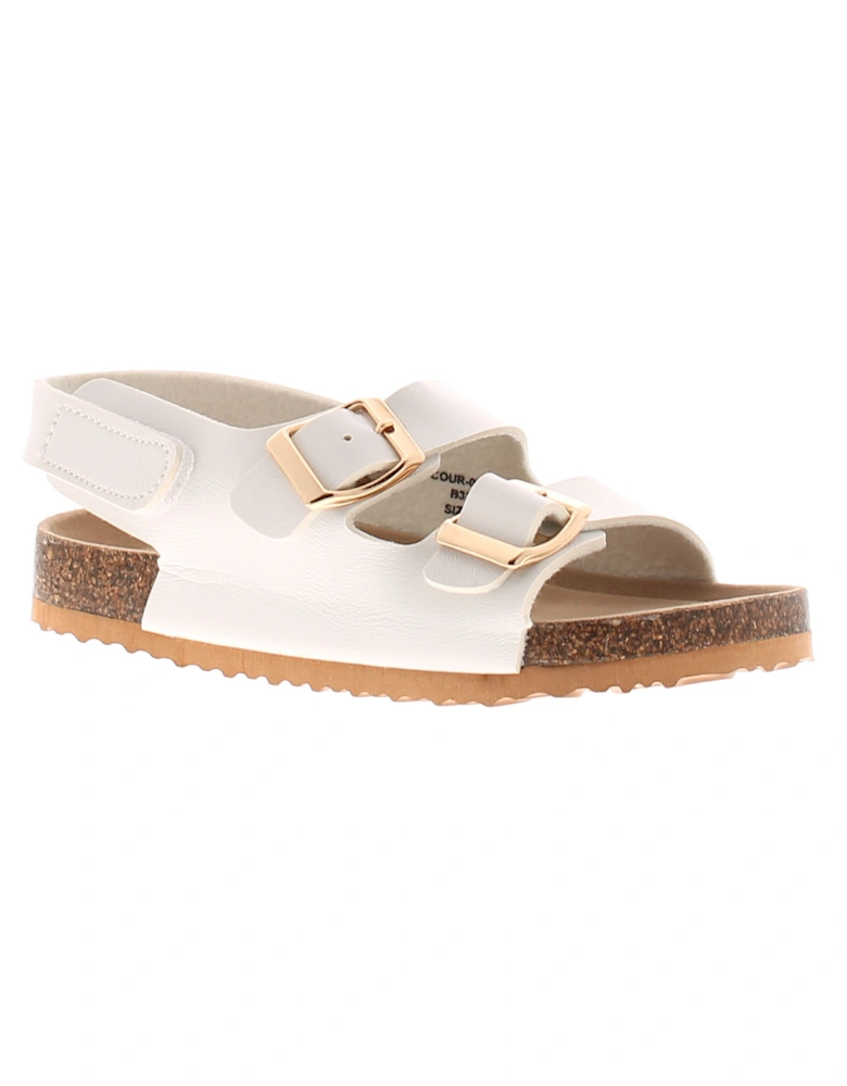 Girls Sandals Younger Girls Rosy white UK Size