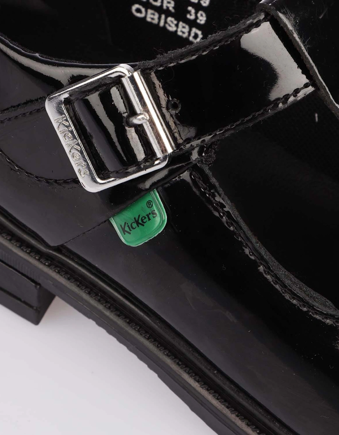 Junior Girls Lach T-Bar Patent Shoe