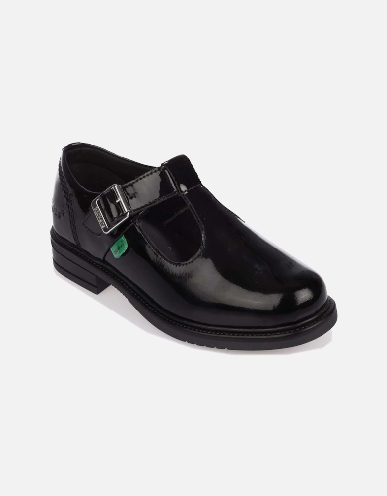 Childrens Lach T Bar Patent Shoe