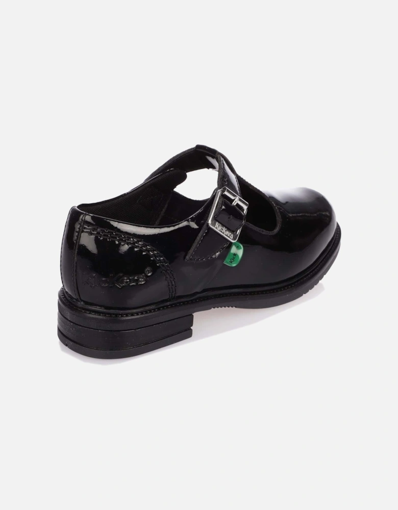 Childrens Lach T Bar Patent Shoe