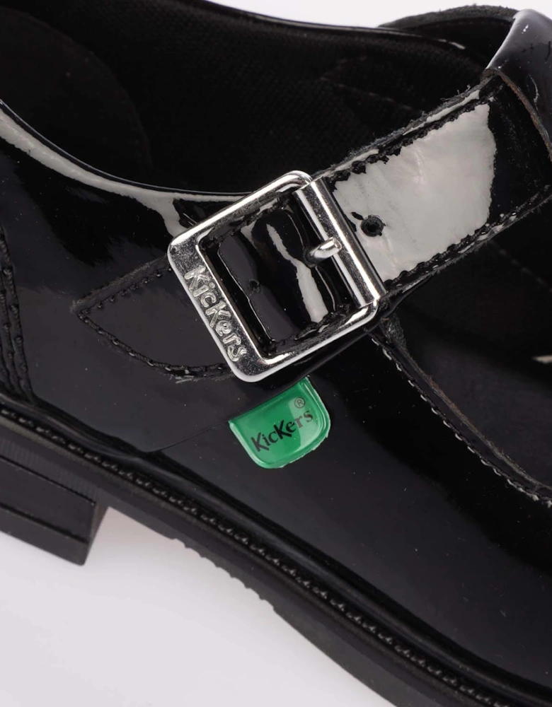 Childrens Lach T Bar Patent Shoe