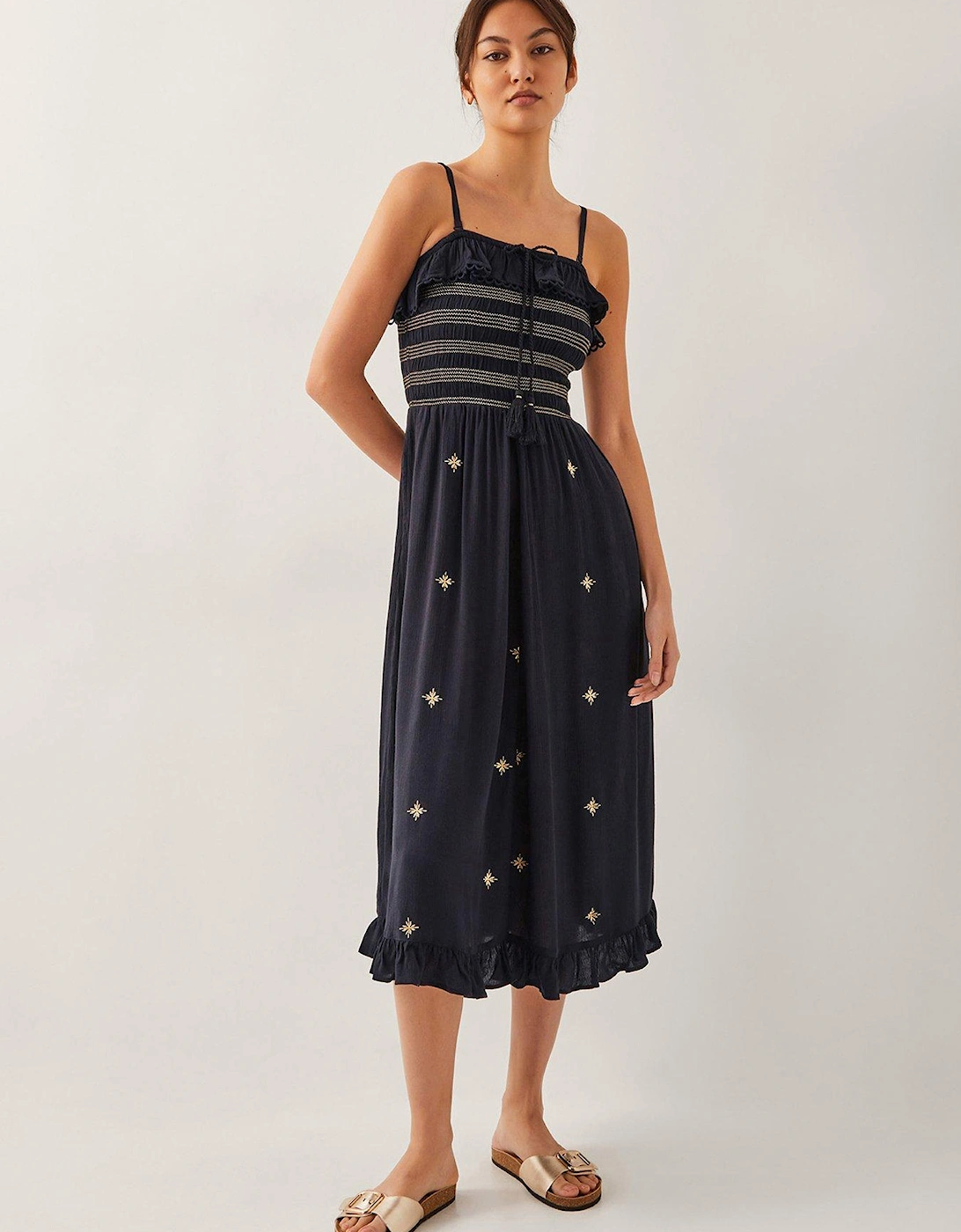 Blair Frill Dress - Black, 2 of 1