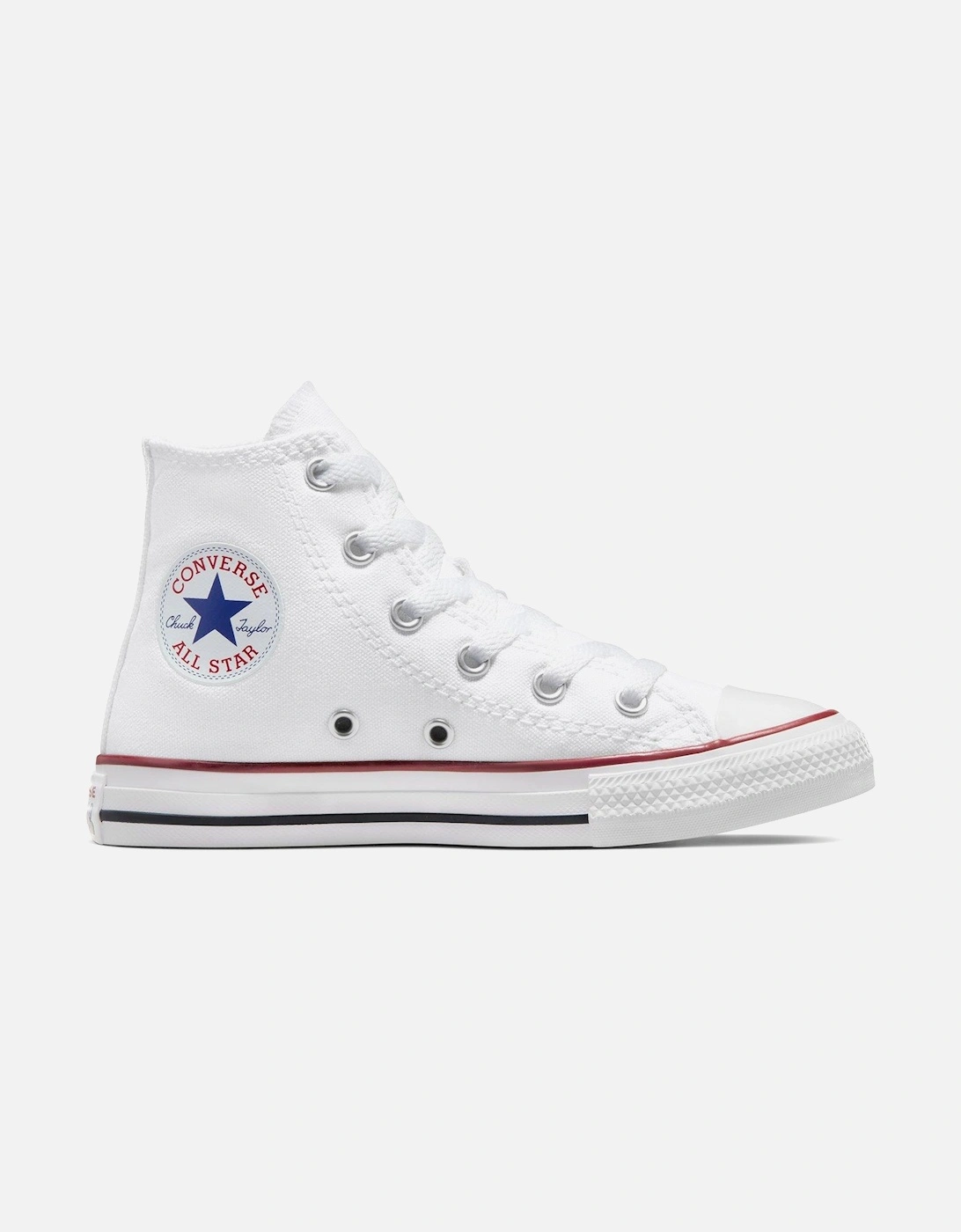 Kids Unisex Hi Top Trainer - White, 2 of 1
