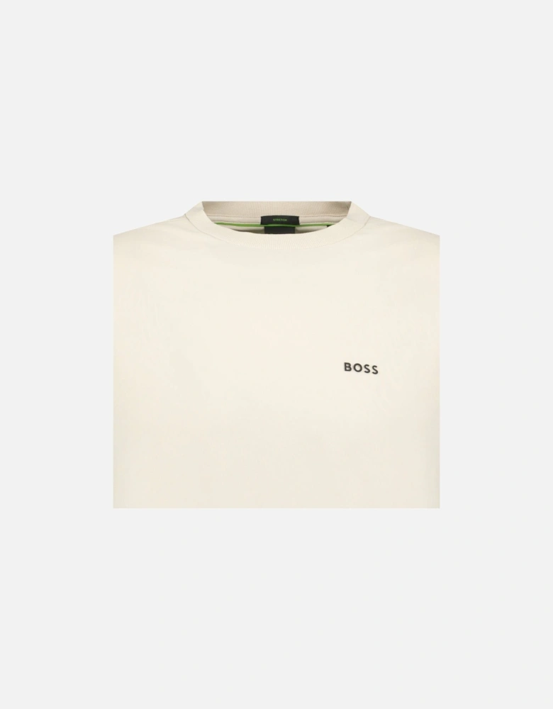 Active Logo-Print T-Shirt Beige