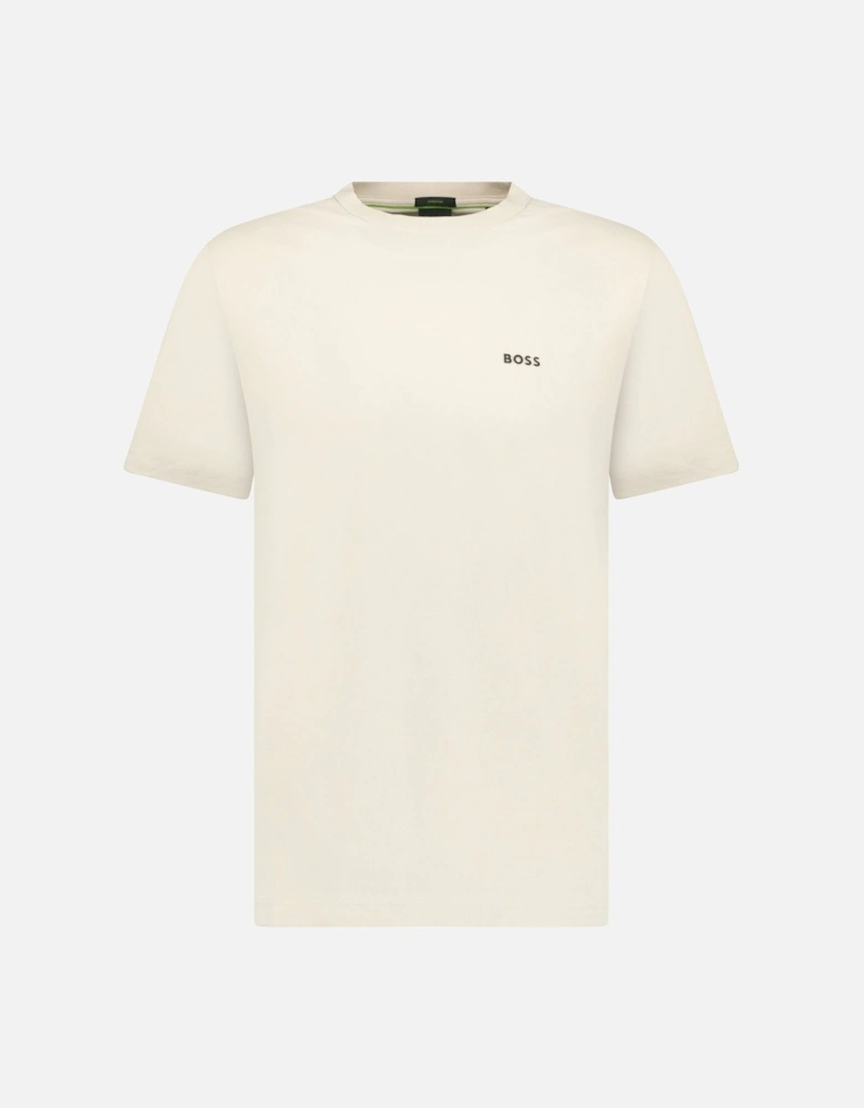 Active Logo-Print T-Shirt Beige