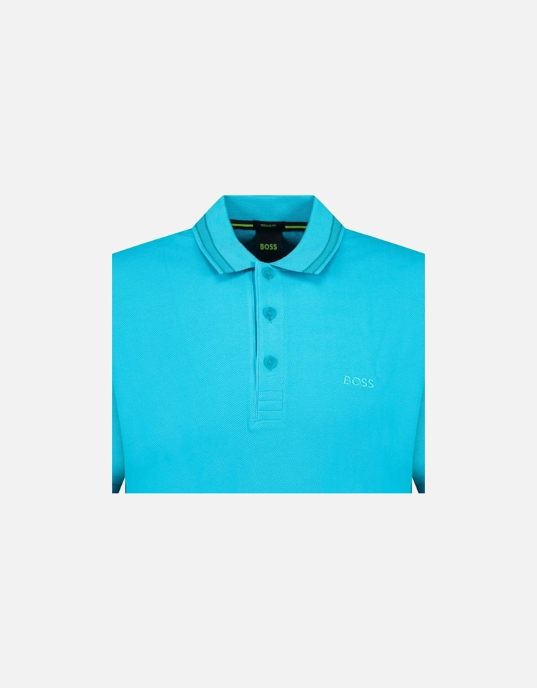 Paddy Polo Shirt Light Turquoise