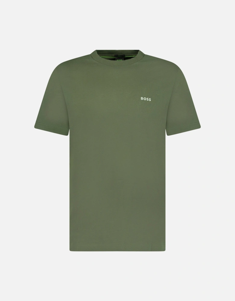 Active Logo-Print T-Shirt Khaki