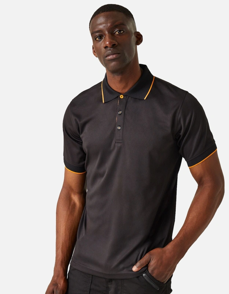 Professional Mens Navigate Short Sleeve Polo Shirt