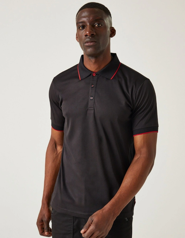 Professional Mens Navigate Short Sleeve Polo Shirt