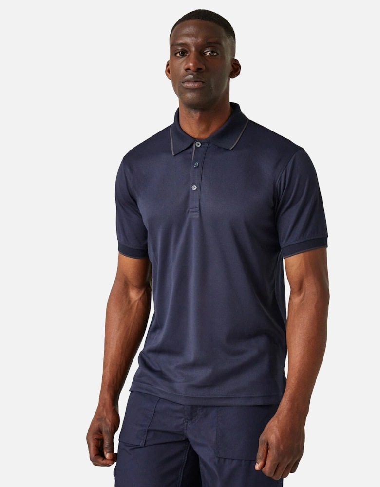 Professional Mens Navigate Short Sleeve Polo Shirt