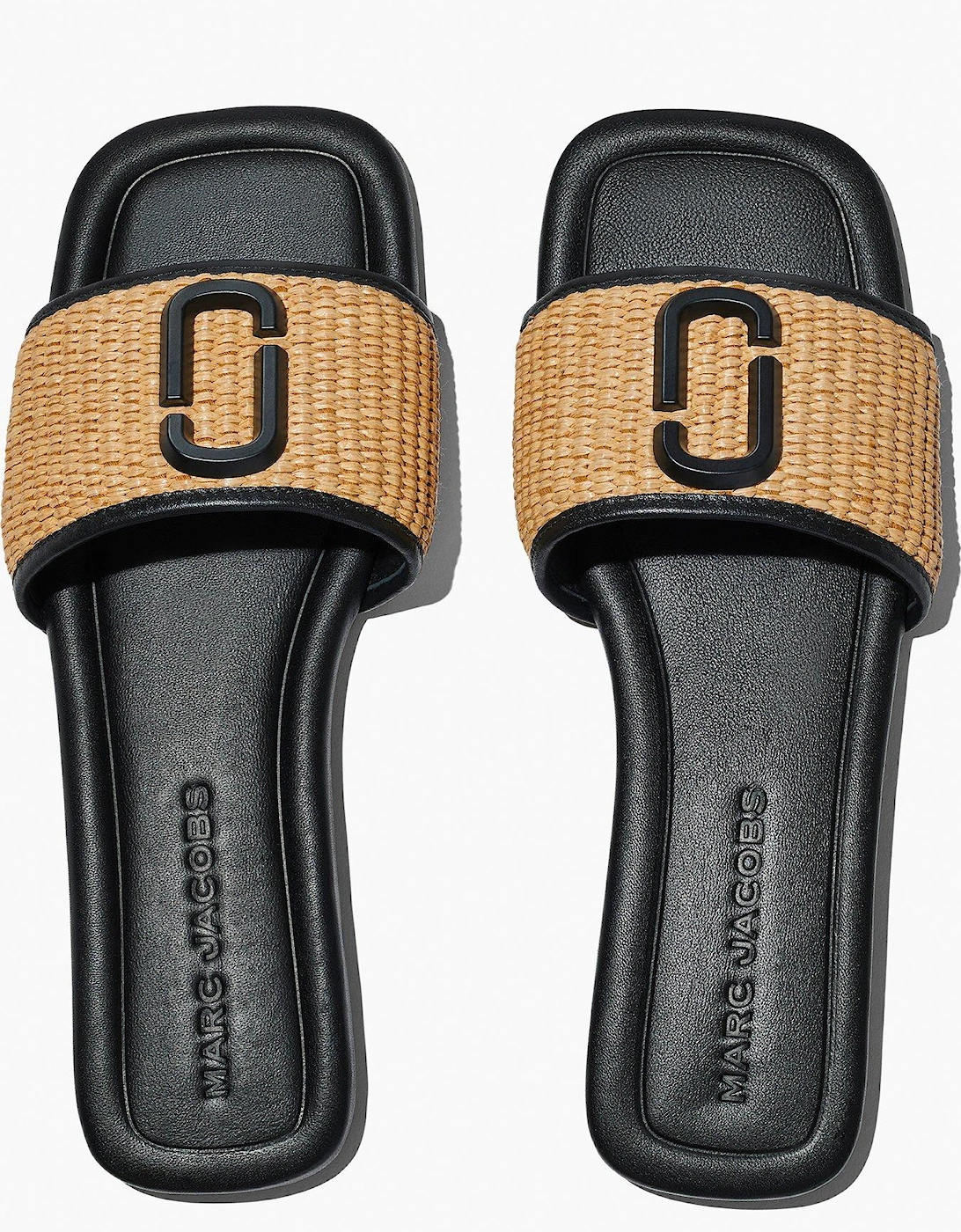 The J Marc Woven Sandals - Natural