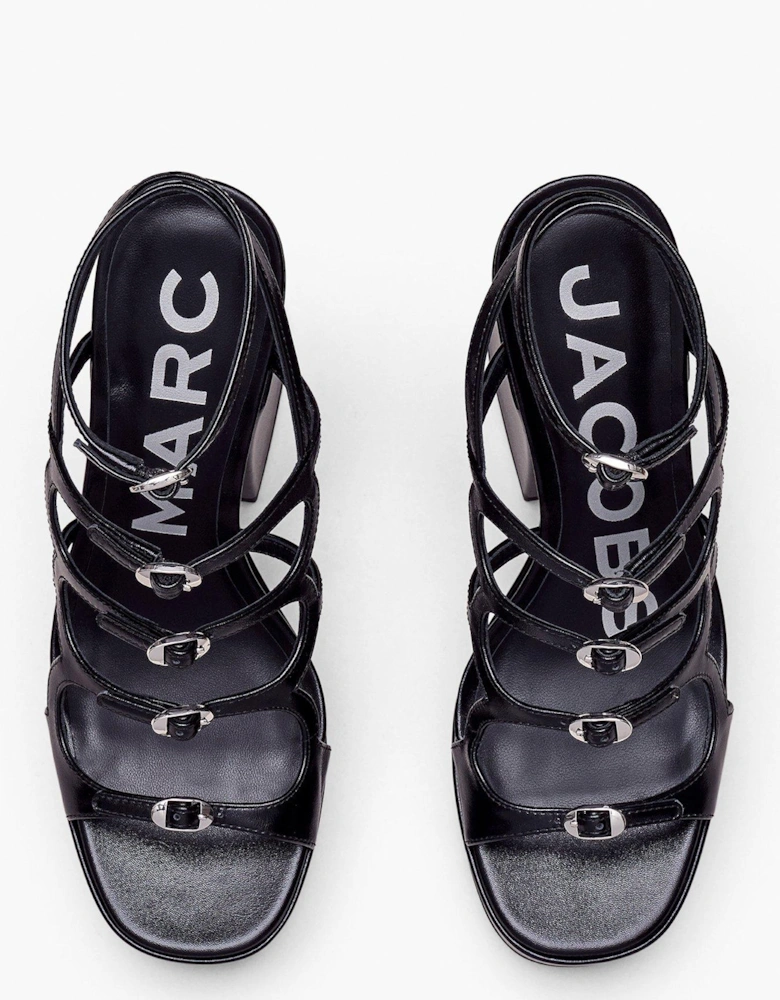 The Kiki Platform Sandals - Black