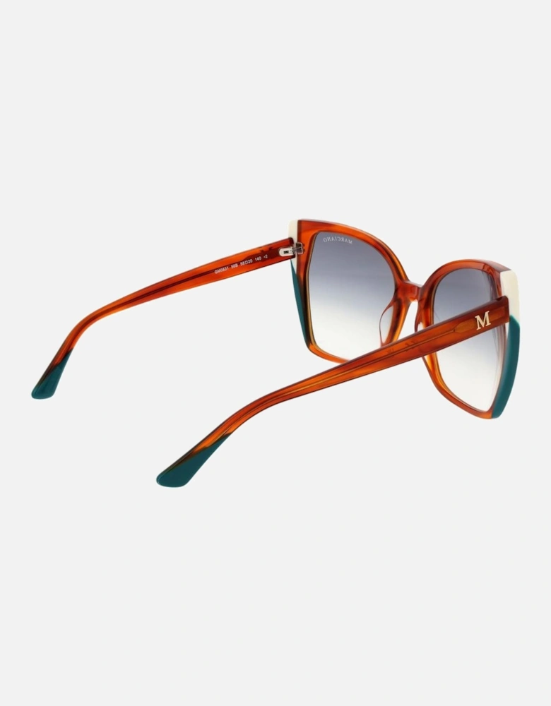 Butterfly Full-Rim Gradient Sunglasses Women - Copper