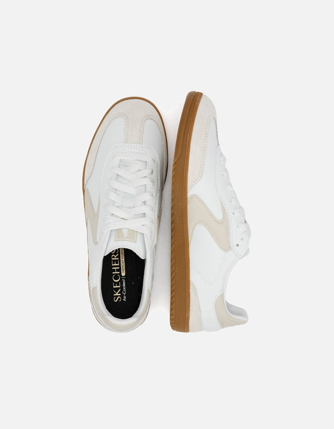 Hotshot Kickoff Leather Women's White/Natural Trainers